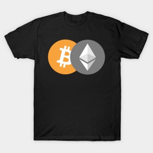 Bitcoin and Ethereum T-Shirt